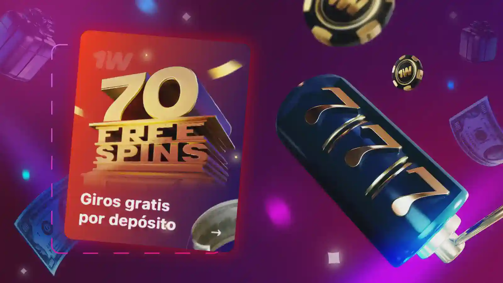 1Win 70 free spins