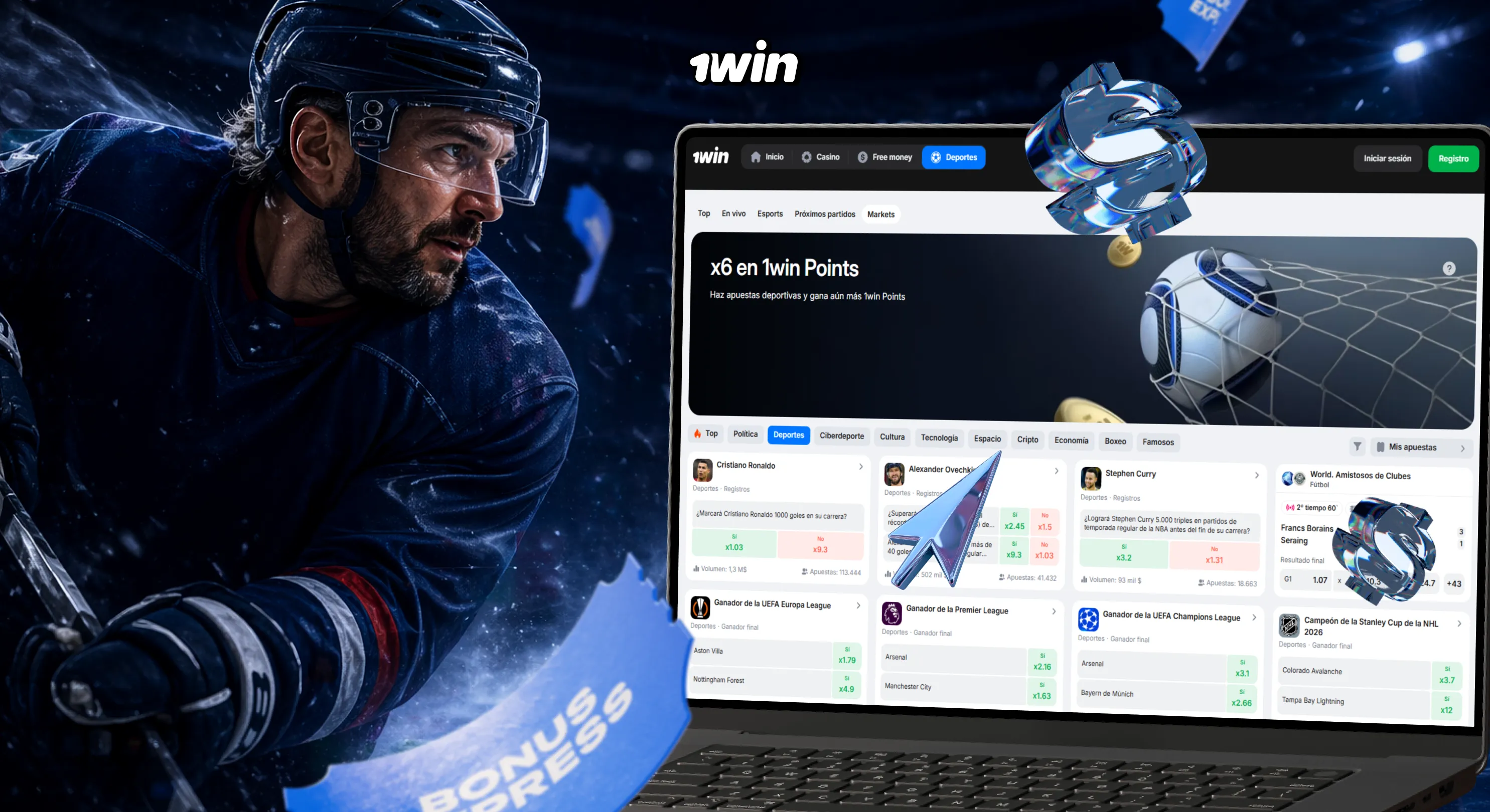 Sports en 1win Markets
